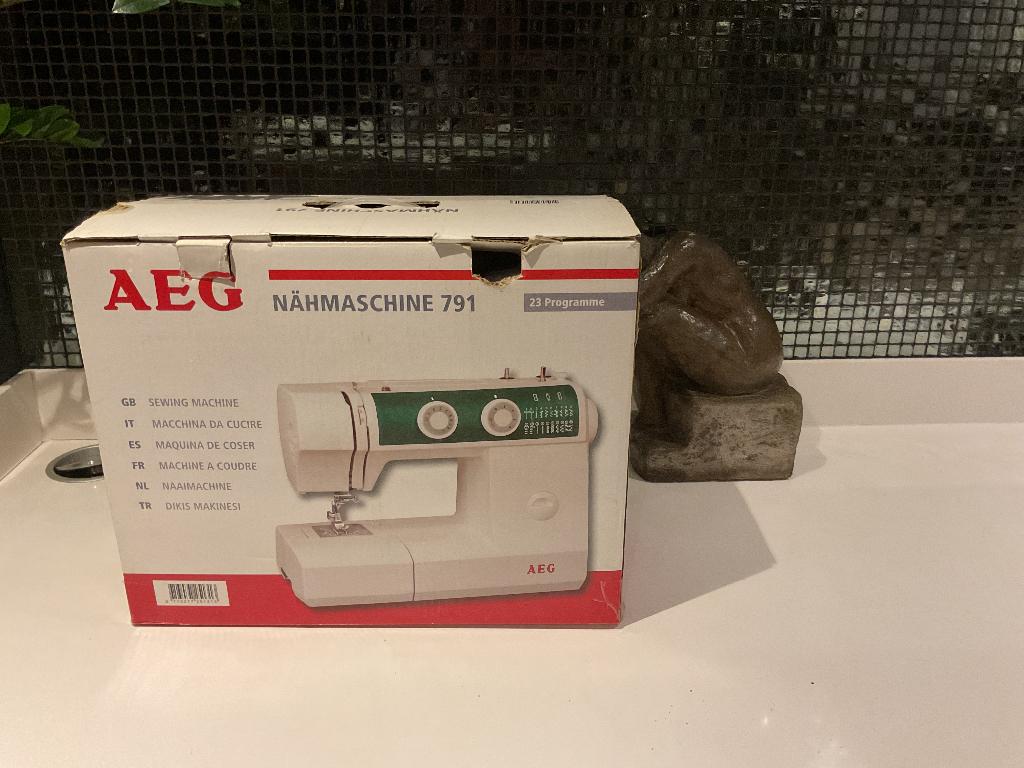 Naaimachine Aeg 791, Hobby en Vrije tijd, Naaimachines en Toebehoren, Ophalen of Verzenden, Zo goed als nieuw, Naaimachine, Overige merken
