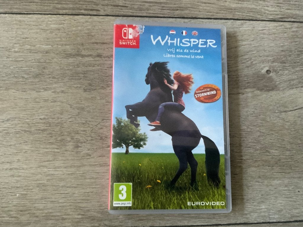 Whisper Stormwind Windstorm the Game Paarden Nintendo Switch, 1 speler, Ophalen of Verzenden, Zo goed als nieuw, Vanaf 3 jaar