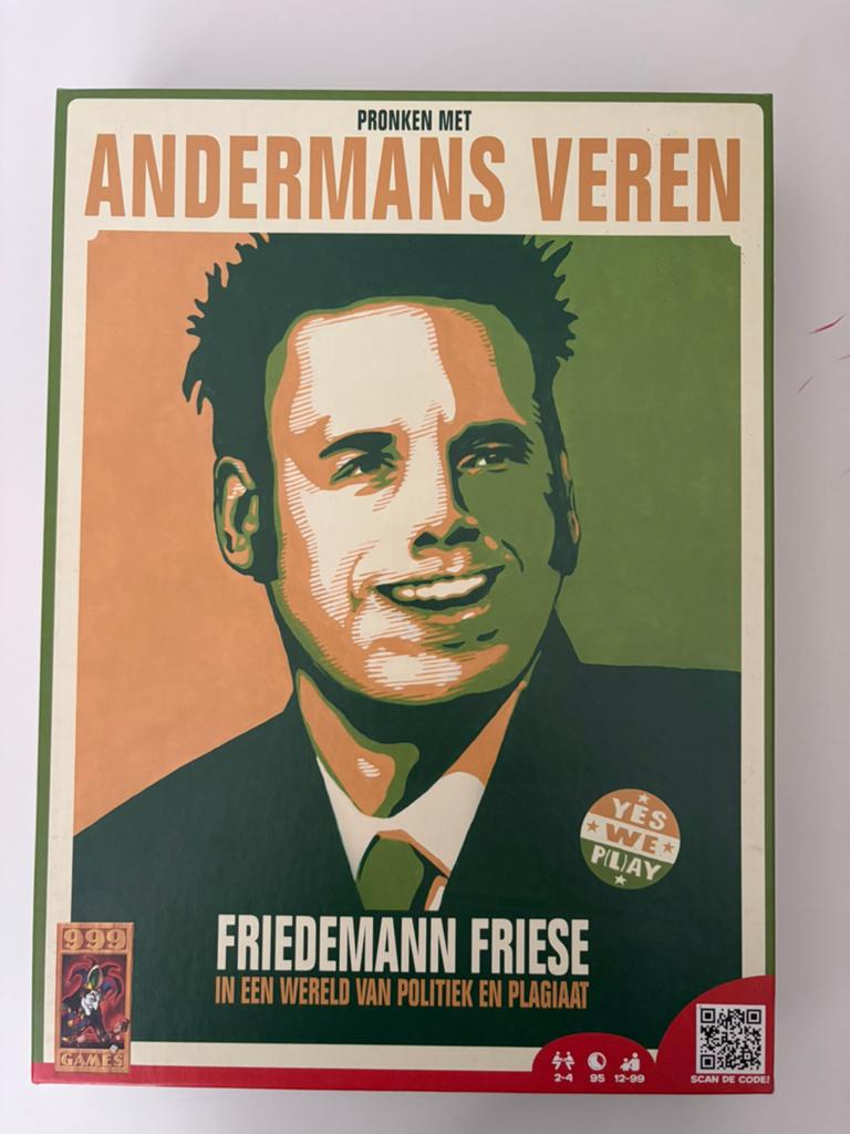 Andermans Veren Bordspel - Nieuwstaat, Hobby en Vrije tijd, Gezelschapsspellen | Bordspellen, Drie of vier spelers, Ophalen of Verzenden