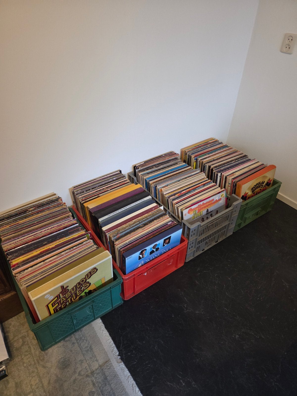 Grote collectie LP's - 4 kratten vol (ca. 430 stuks), Ophalen of Verzenden, Gebruikt, 12 inch, LP