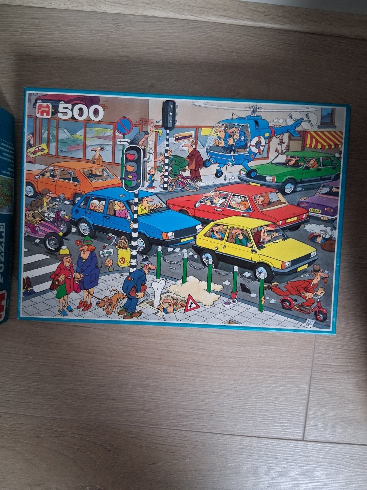 Jan van Haasteren puzzel File 500 st, Hobby en Vrije tijd, Denksport en Puzzels, Ophalen of Verzenden, 500 t/m 1500 stukjes, Zo goed als nieuw