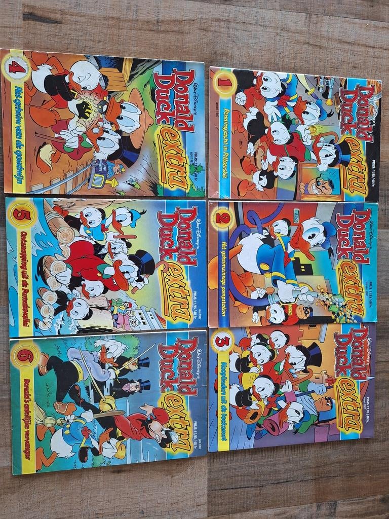 Donald duck extra 1987 compleet, Boeken, Strips | Comics, Complete serie of reeks, Ophalen of Verzenden, Zo goed als nieuw, Europa