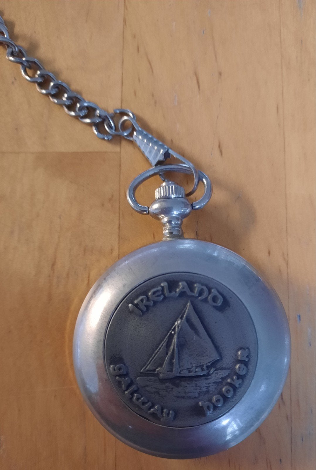vintage zakhorloge van Mullingar Pewter, Verzamelen, Ophalen of Verzenden