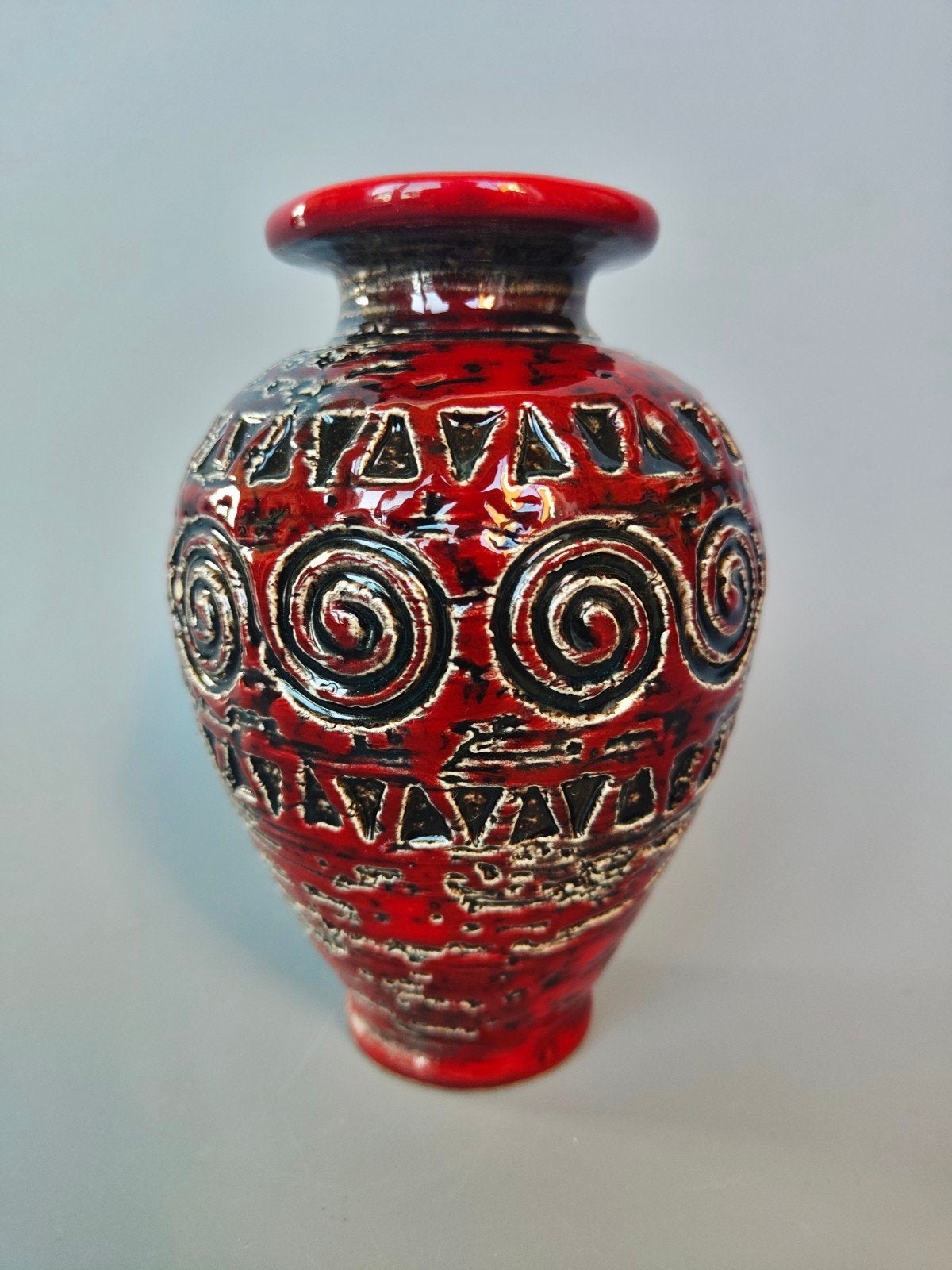 Retro Bitossi Italy ? Keramiek vaas gemerkt P ? Mid Century, Verzenden