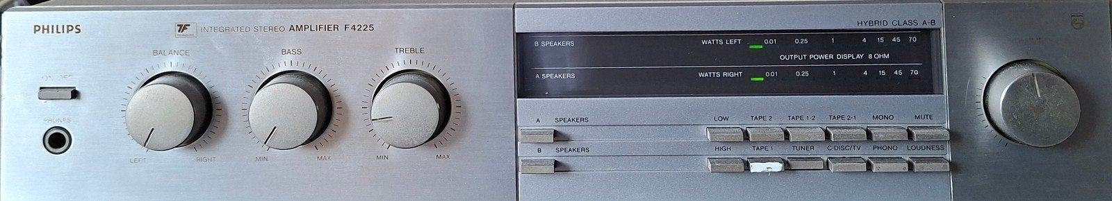 Philips F4225 Geïntegreerde Stereo Versterker, Ophalen of Verzenden, Gebruikt