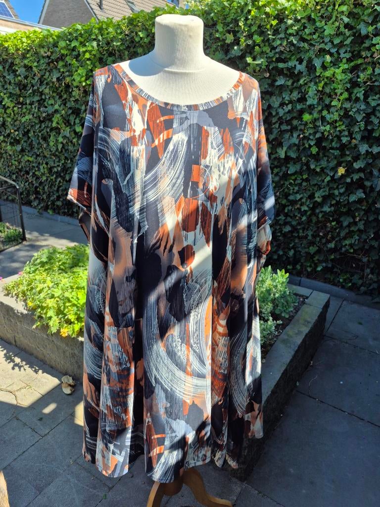 Nieuw tuniek zwart brique 46 48 50 52 54 56 58 60 62 64, Ophalen of Verzenden, Nieuw, Zwart, Blouse of Tuniek