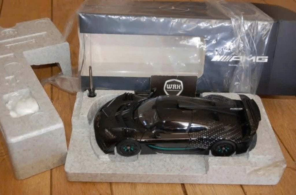 MERCEDES AMG ONE hyper black star package NZG 1:18 WRH, Hobby en Vrije tijd, Verzenden, Zo goed als nieuw, Auto, Overige merken
