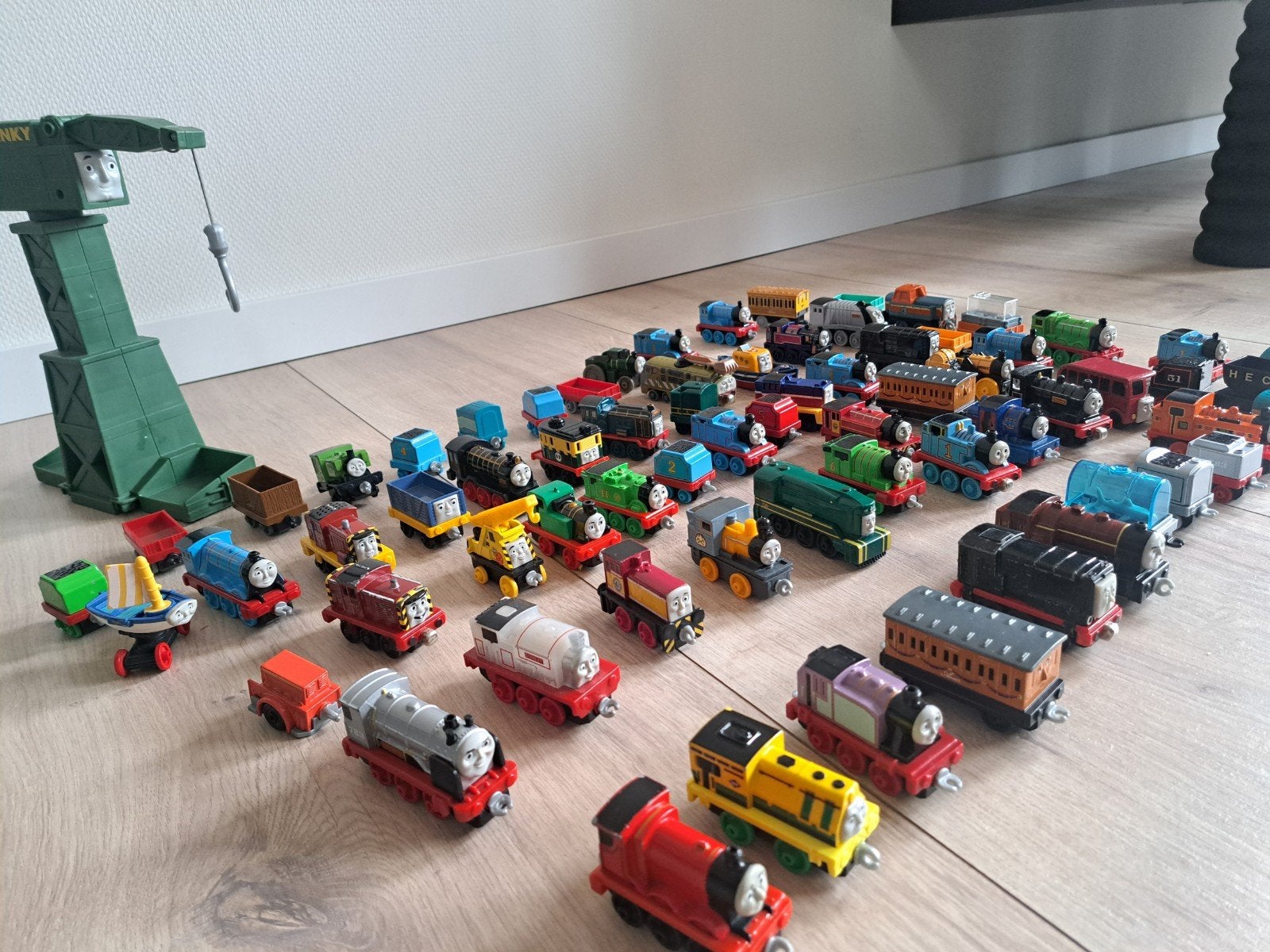 Grote collectie Thomas de Trein locomotieven en wagons, Ophalen of Verzenden, Gebruikt