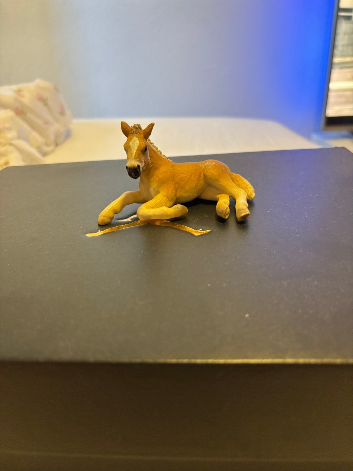 Schleich Haflinger veulen (2004), Ophalen of Verzenden, Zo goed als nieuw, Paard, Beeldje of Figuurtje