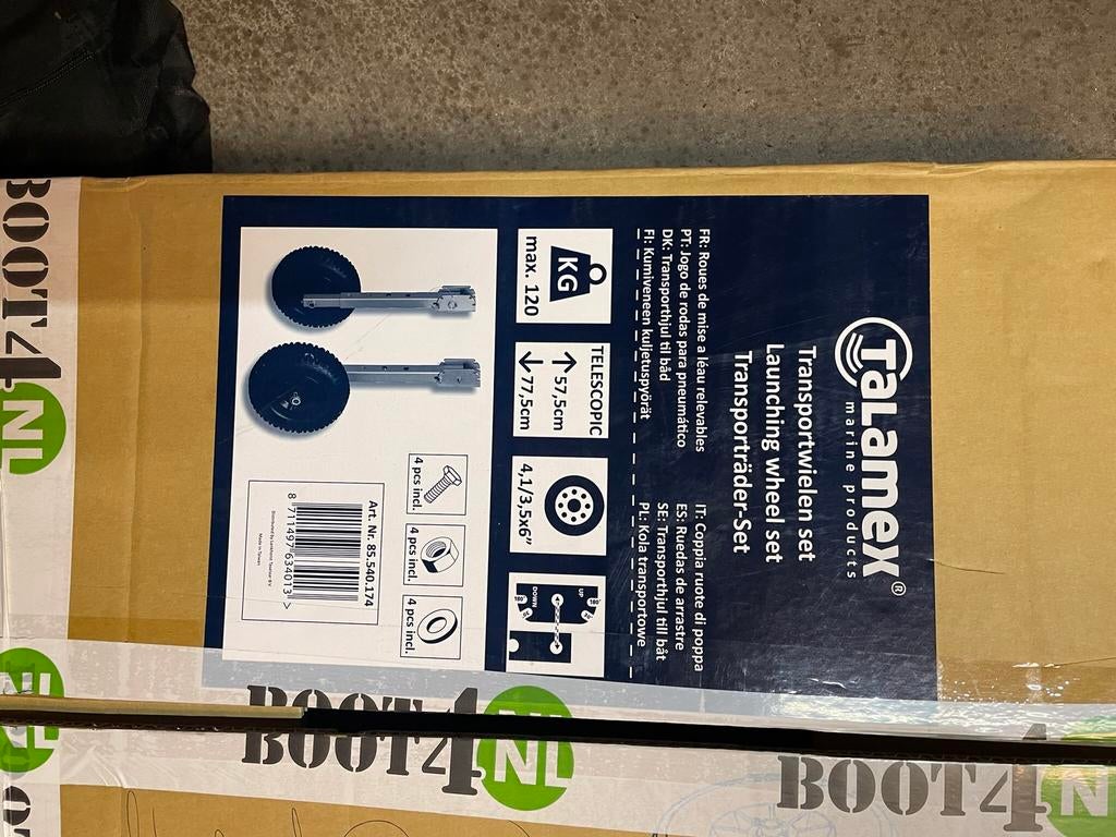 Strandwielen rubberboot opklapbaar uitneembaar, Ophalen of Verzenden, Zo goed als nieuw, Overige typen