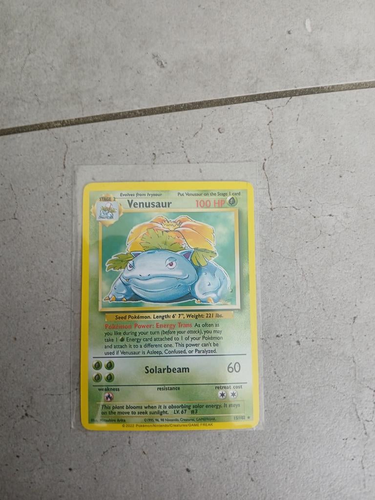 Venusaur, Ophalen of Verzenden, Gebruikt, Losse kaart