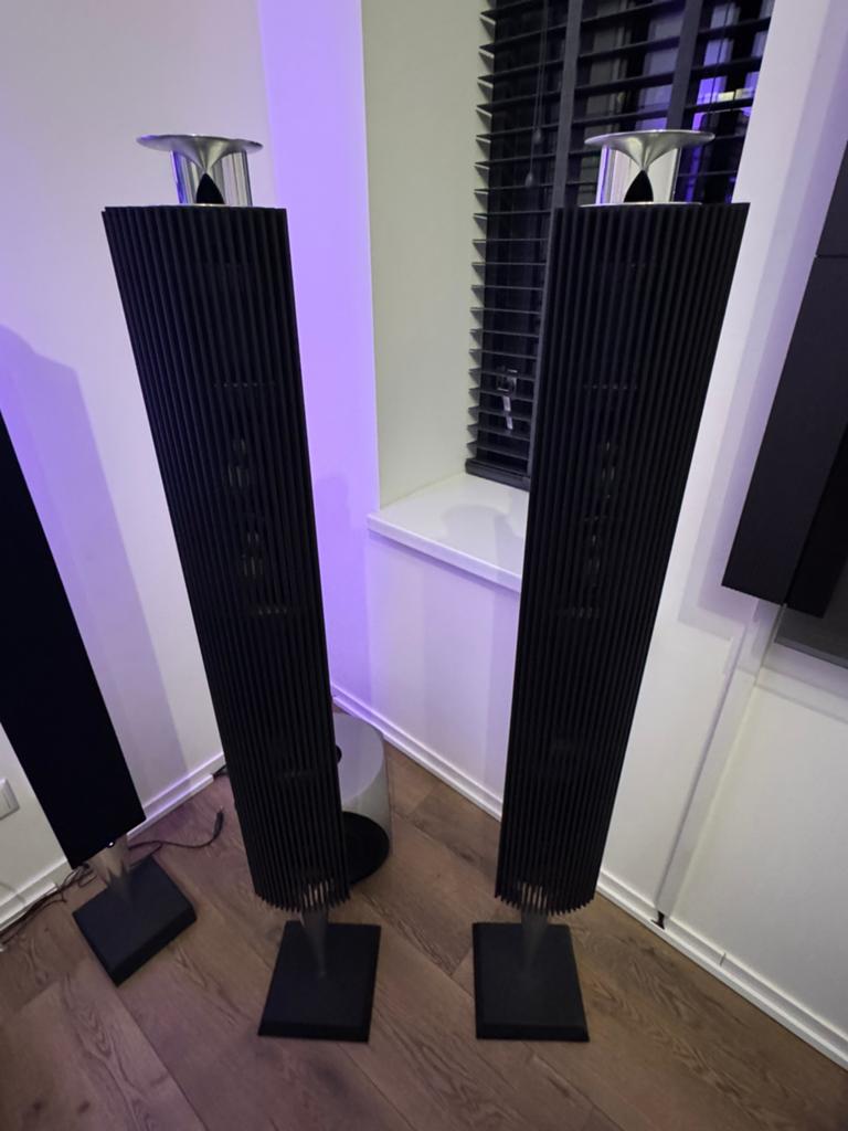 Beolab 18 Alu/ Black, Zo goed als nieuw, 120 watt of meer, Front, Rear of Stereo speakers, Ophalen