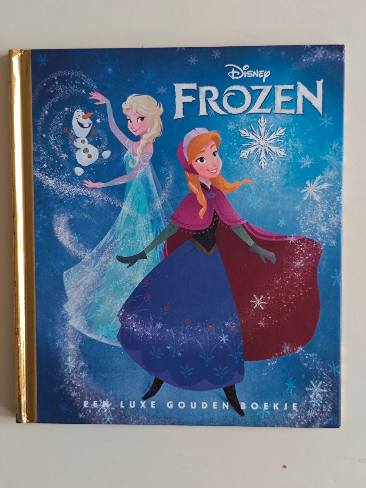 Disney Frozen Luxe Gouden Boekje, Boeken, Meisje, Gouden boekje, Ophalen of Verzenden, Zo goed als nieuw