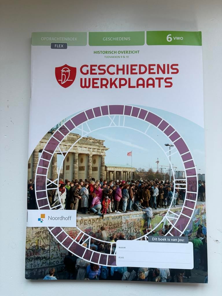 Geschiedenis Werkplaats Opdrachtenboek 6 VWO, Boeken, Ophalen of Verzenden, Zo goed als nieuw, VWO, Geschiedenis