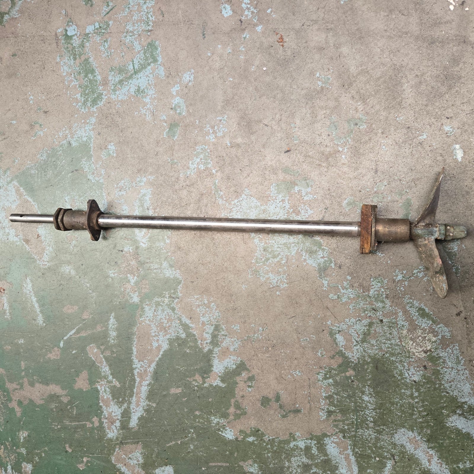 Metalen scheepsschroefas 97cm lang, Ophalen, ., ., Nederland