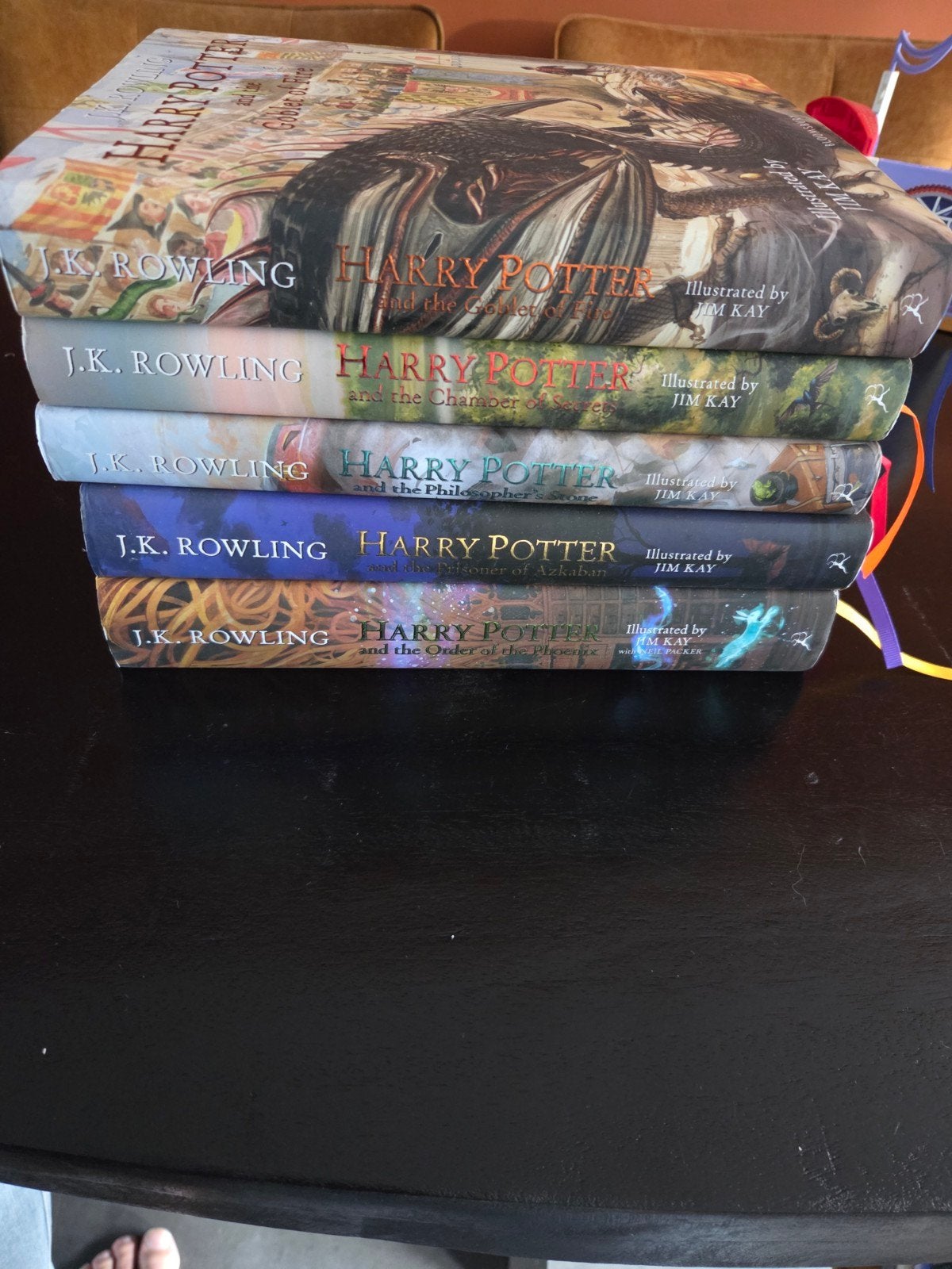 Harry Potter 5x hardcover - Illustrated Jim Kay, Ophalen of Verzenden, Zo goed als nieuw