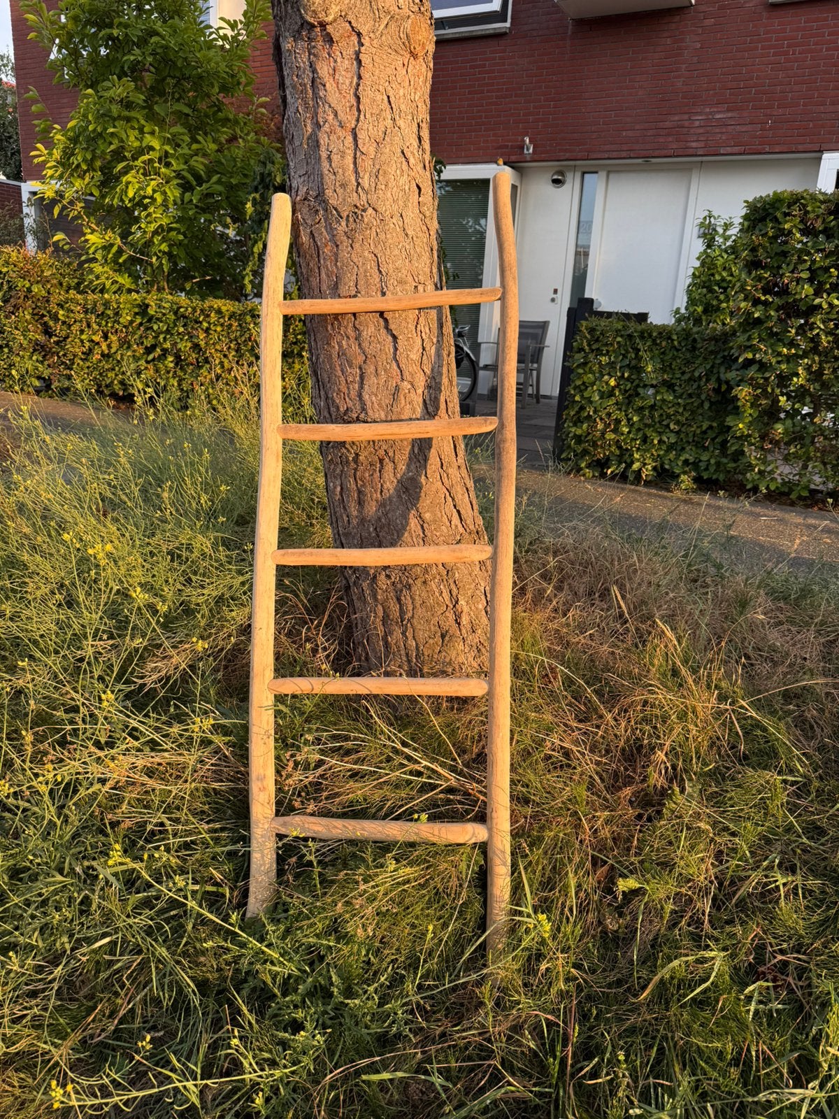 Decoratie trap hout, Ophalen, Zo goed als nieuw