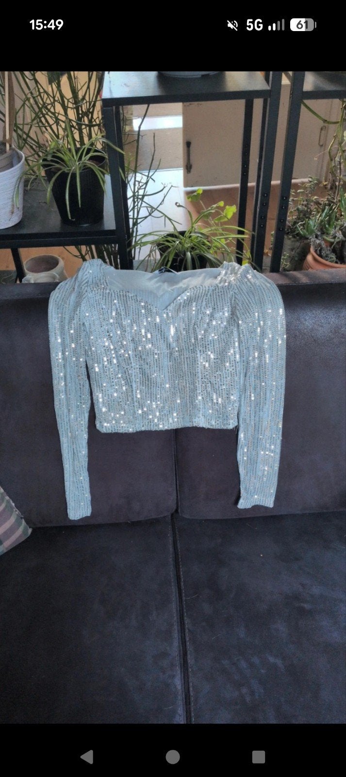 Glitter shirt, Nieuw, Ophalen of Verzenden, Lange mouw, Maat 36 (S)