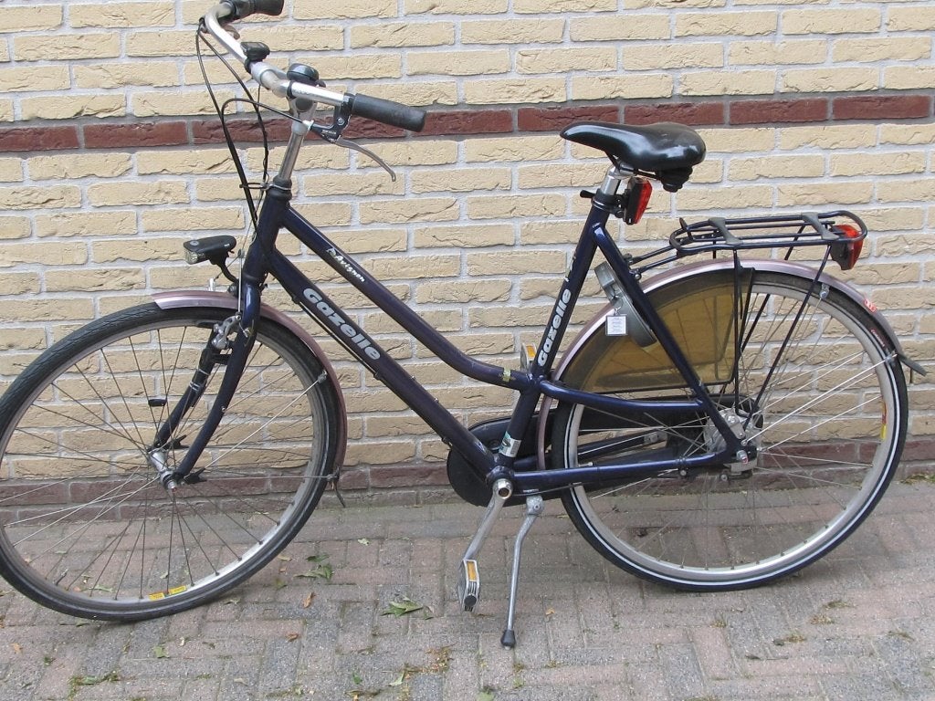 Damesfiets gazelle, Ophalen, Velgrem, Gazelle, 53 tot 56 cm