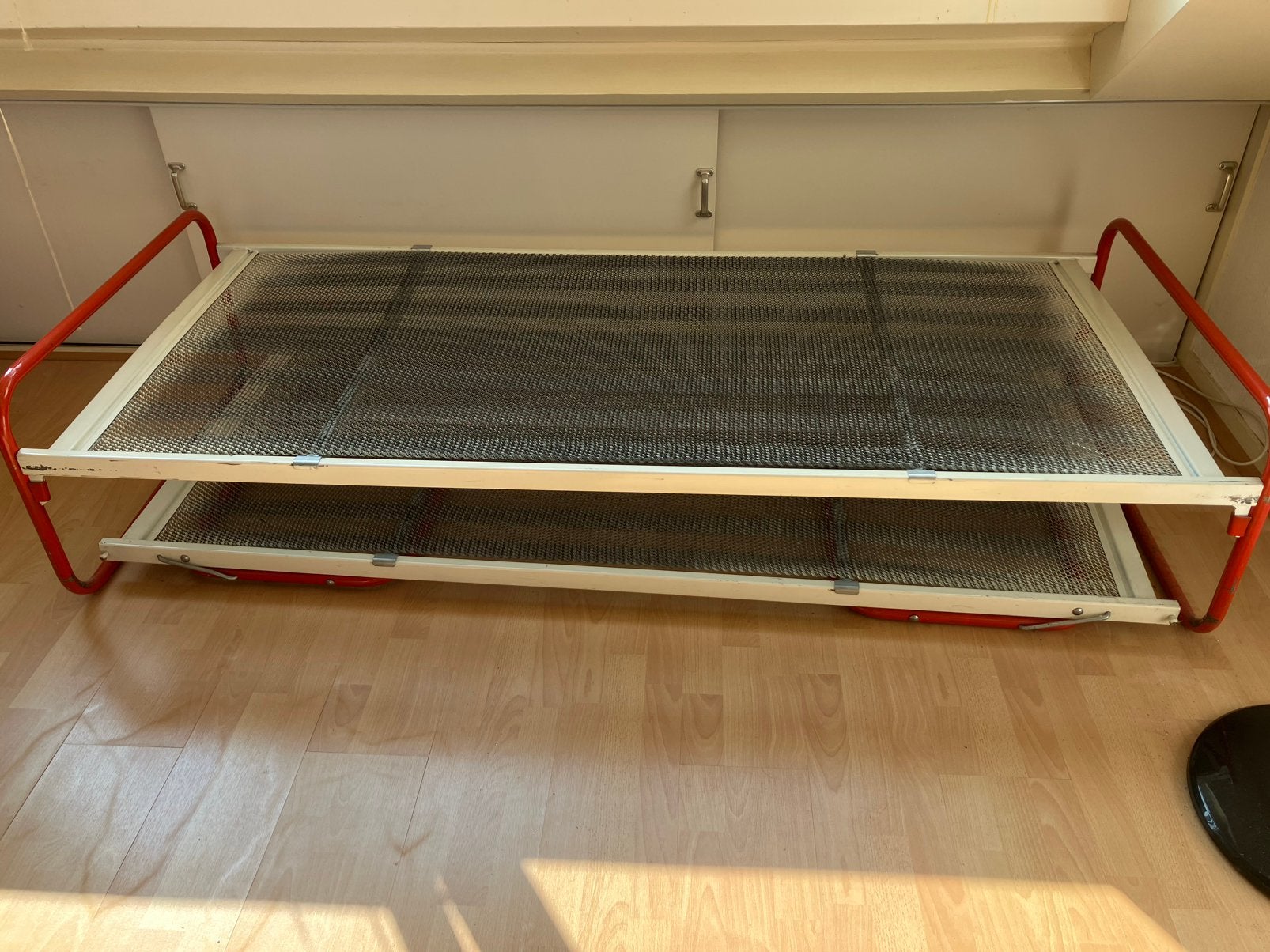 Te koop: bed met onderschuifbed, Ophalen, Gebruikt, Tweepersoons, 190 cm of minder