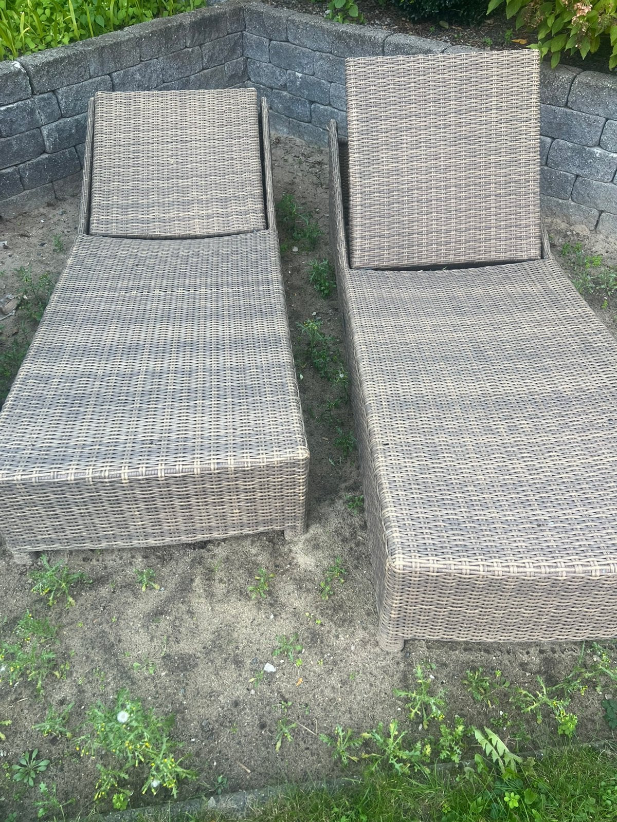 Ligstoelen, Ophalen, Gebruikt