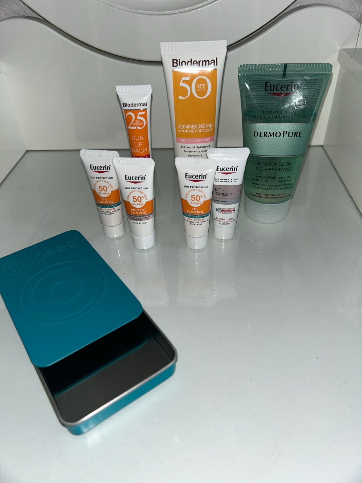 Allesvoor€20,Biodermal,Eucerin,Compeed:Zonnebrand,Reiniging., Ophalen of Verzenden, Zo goed als nieuw, Ogen, Reiniging