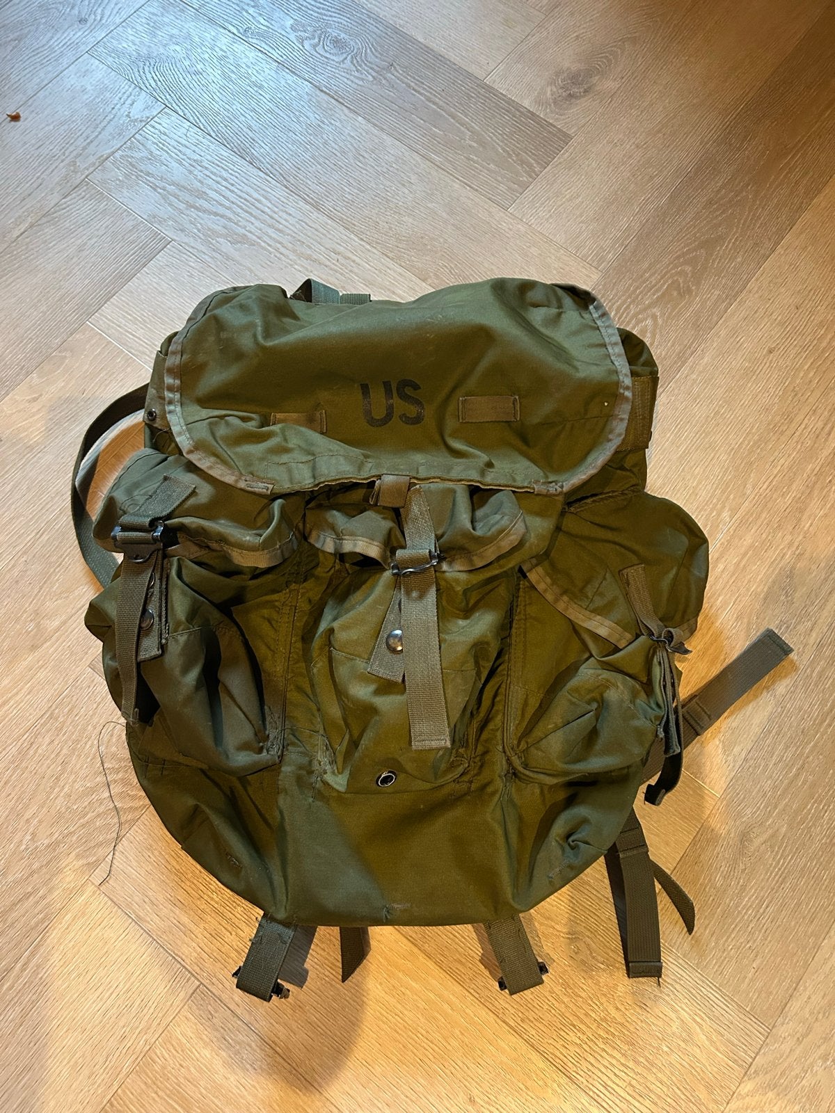 Vintage US Leger Rugzak - LC-1 Field Pack Combat, Verzamelen, Ophalen of Verzenden, Landmacht, Amerika, Overige typen