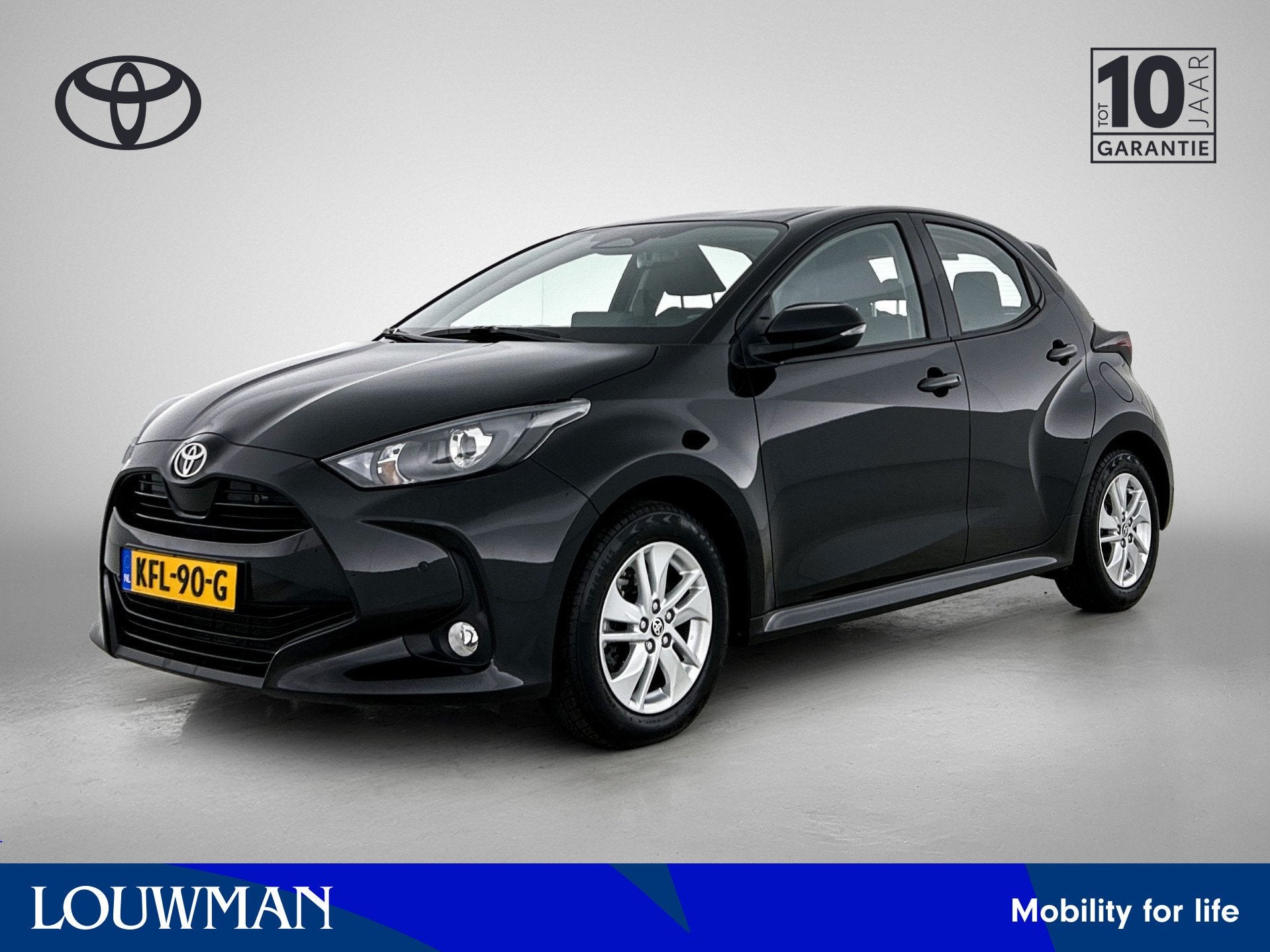 Toyota Yaris 1.5 Hybrid 115 Active | Carplay | Adaptive Crui, Auto's, 12 maanden, Gebruikt, Euro 6, Zwart