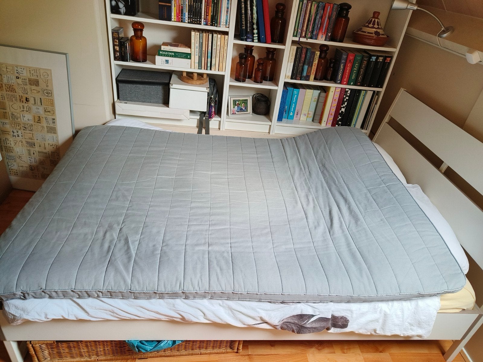 Dekmatras/ Topper Sultan 140x200 cm, Ophalen, Gebruikt, Tweepersoons, 140 cm