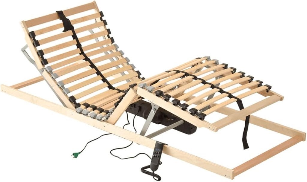 Lattenbodems Elektrisch verstelbaar 90-200, Ophalen, 90 cm, Eenpersoons, Zo goed als nieuw