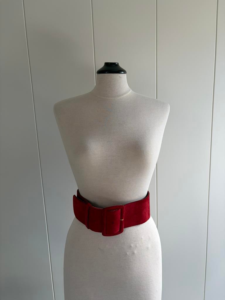 PAUW geweldige suede brede riem, 5 cm of meer, Minder dan 80 cm, Echt leder, Nieuw