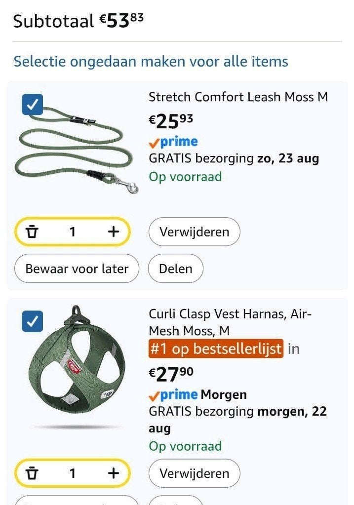 hondenriem + tuigje, Ophalen of Verzenden, Nieuw, Halsband