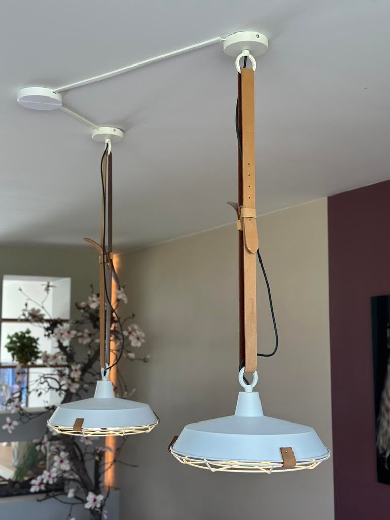 ZUIVER HANGLAMP DEK 40 (WIT), Ophalen, Zo goed als nieuw, Metaal, 75 cm of meer