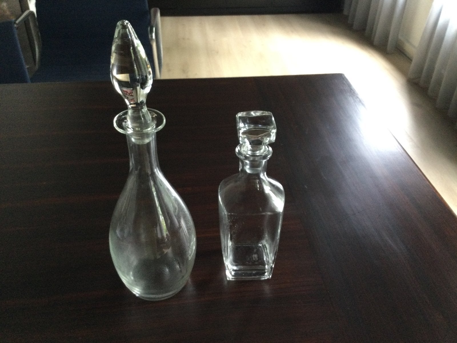 2 water flessen, Ophalen of Verzenden