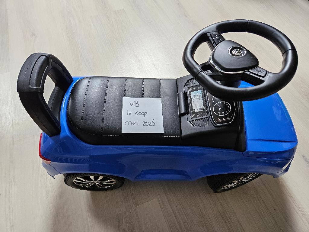 Blauwe volkswagen loopauto, Ophalen, Gebruikt