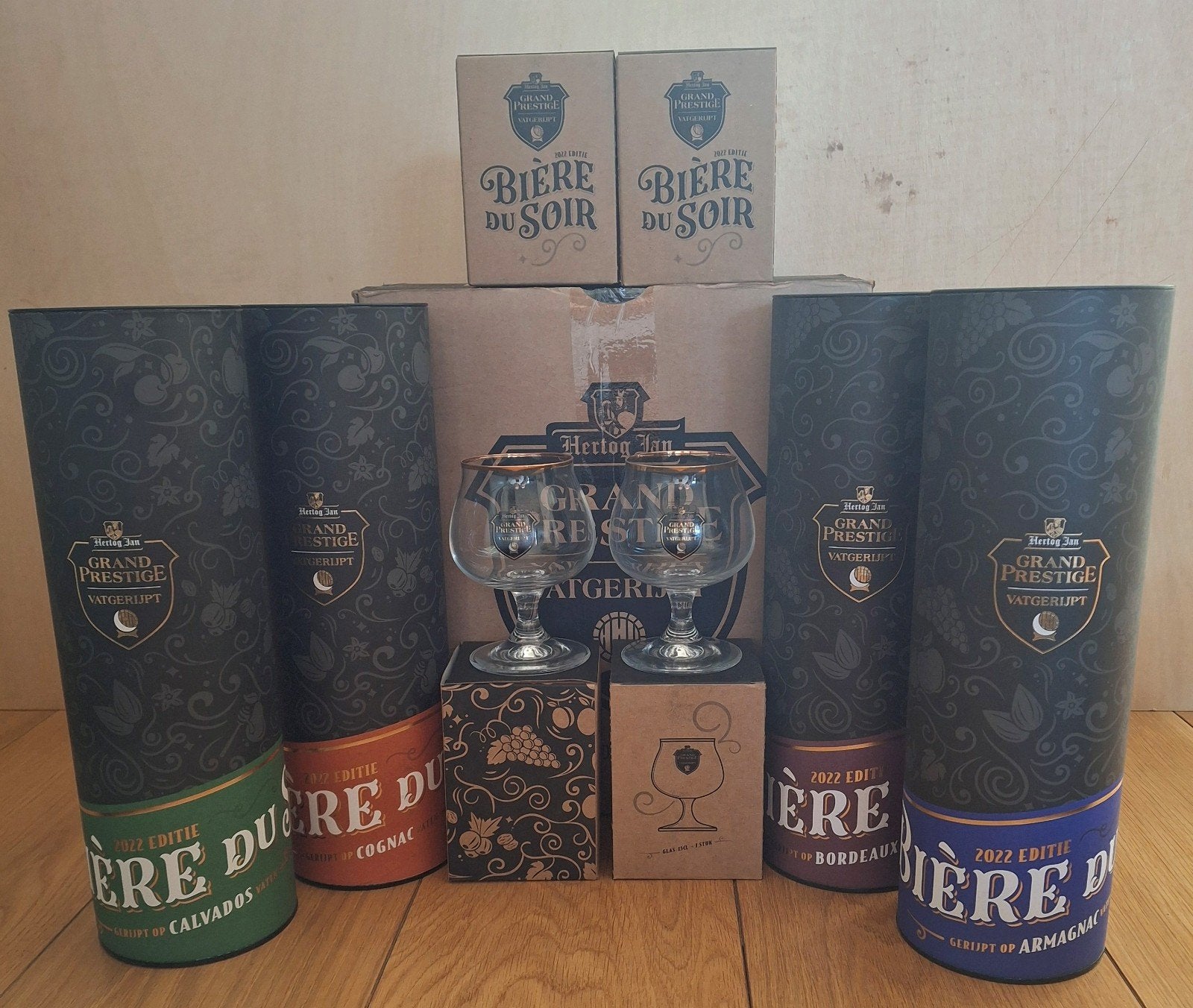 Hertog Jan Grand Prestige Vatgerijpt 2022 Bière du Soire, Ophalen of Verzenden, Nieuw, Flesje(s), Hertog Jan