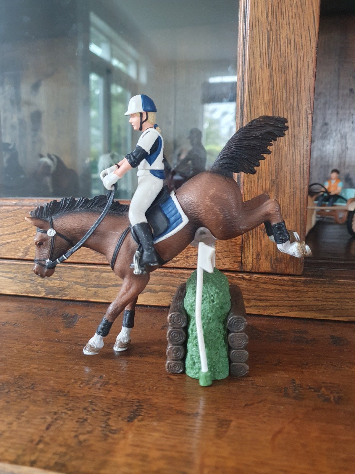 schleich eventingset, Ophalen of Verzenden, Zo goed als nieuw