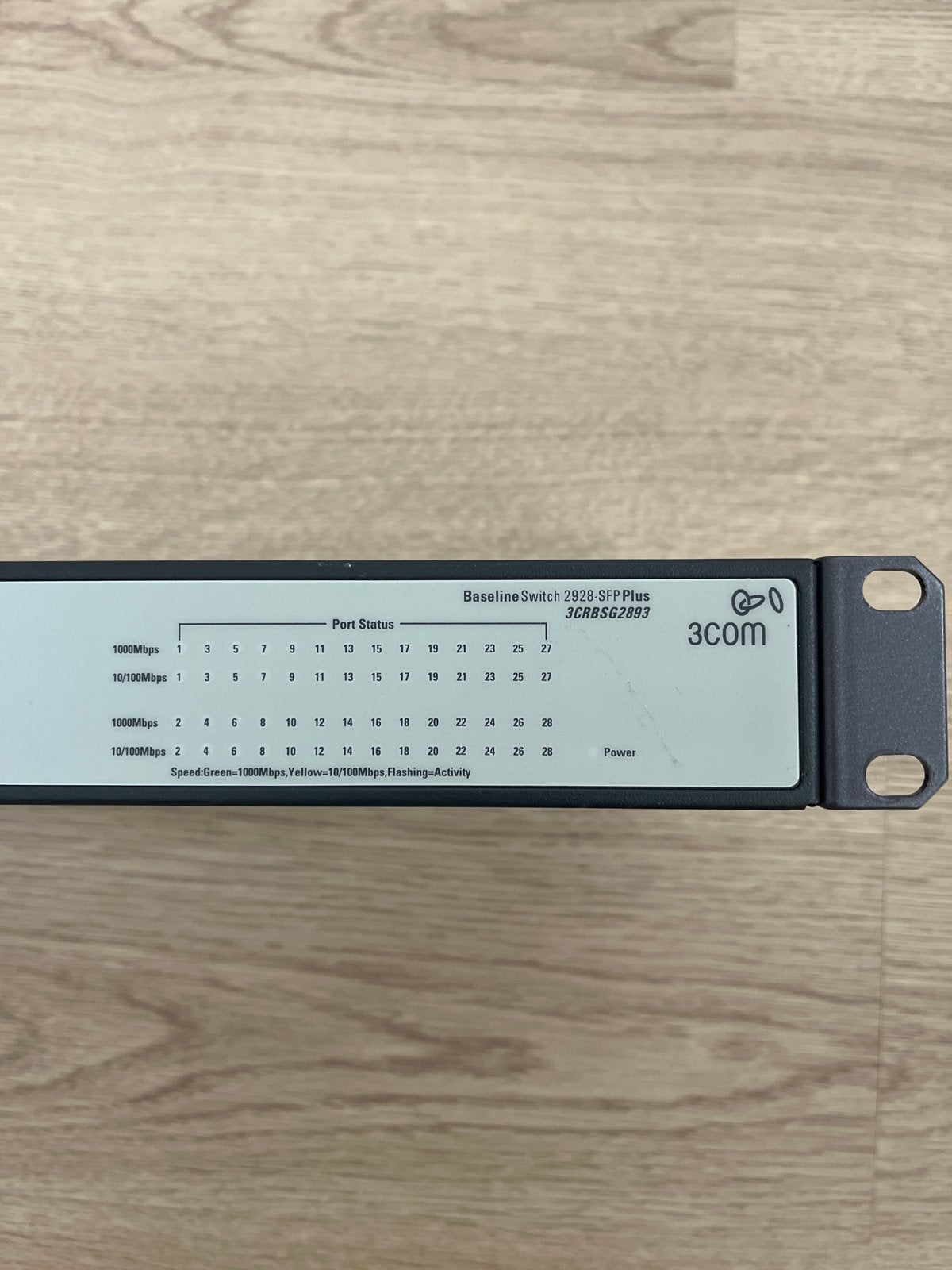 3Com Baseline Switch 2928-SFP Plus 3CRBSG2893, Ophalen, Gebruikt