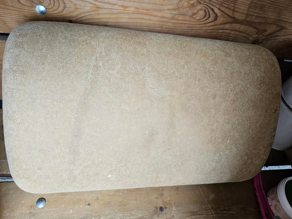 Voormalig gymtoestel onderdeel (kopstuk bok), Huis en Inrichting, Gebruikt, 125 cm of meer, Leer, Ophalen of Verzenden