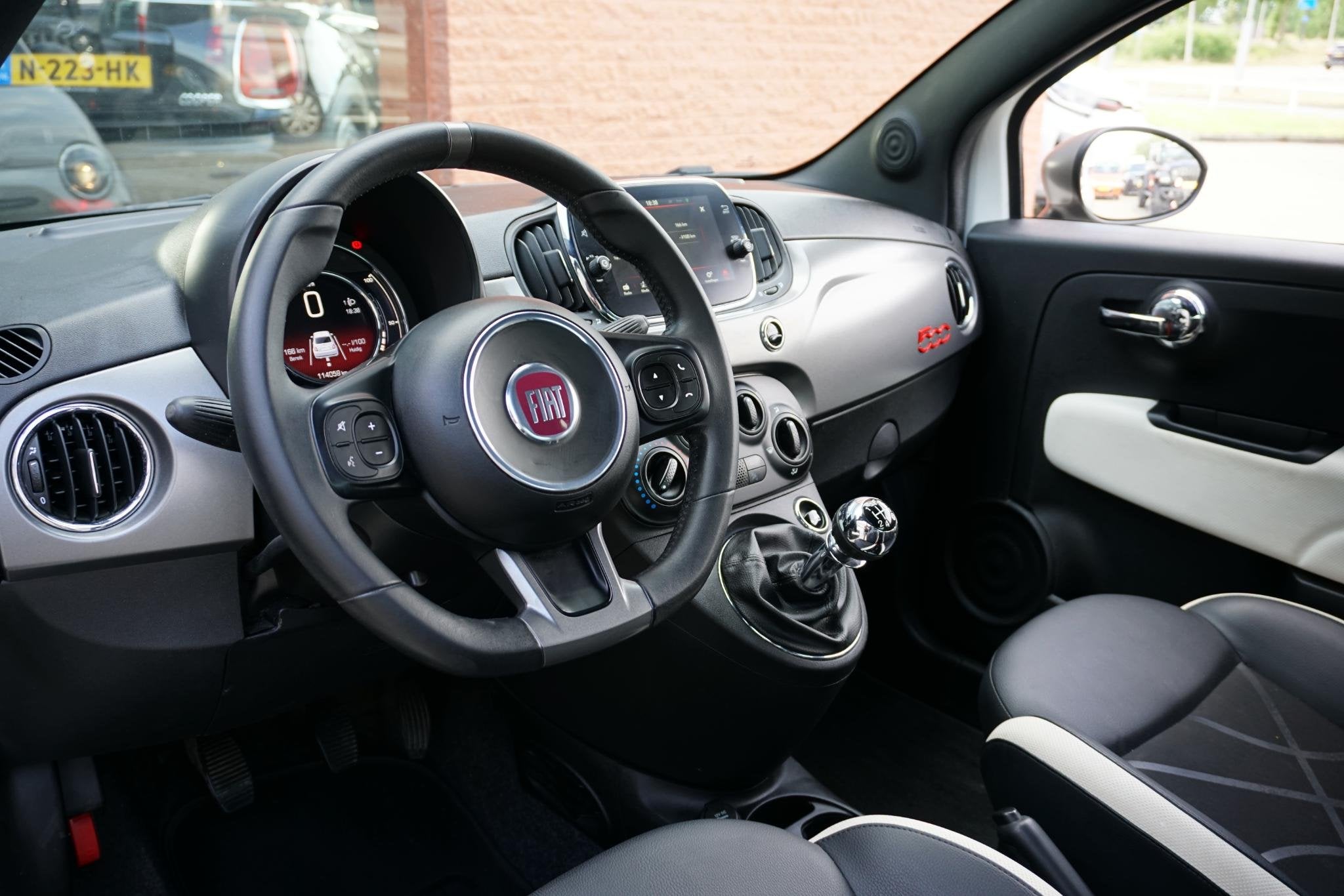 Fiat 500 1.2 S + 16'' LMV / PDC, Auto's, Fiat, Voorwielaandrijving, Stof, Gebruikt, 4 cilinders