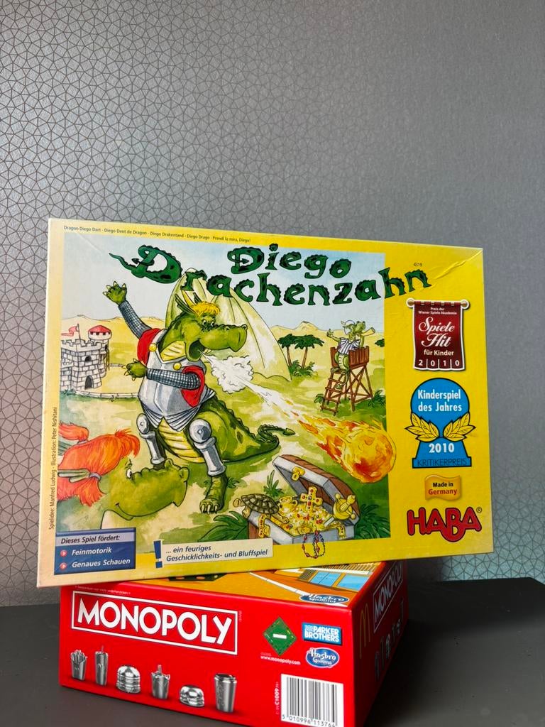 Spel, Diego Drachenzahn, Een of twee spelers, Verzenden, Zo goed als nieuw