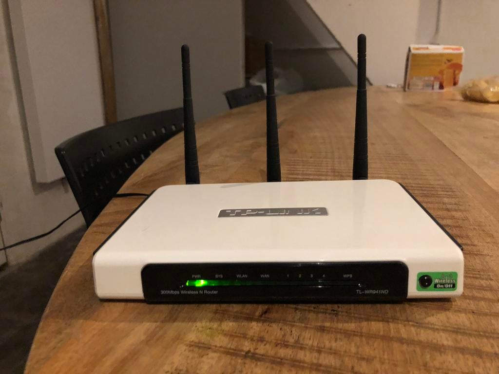 TP- LINK TL-WR941ND 300Mbps Router, Ophalen of Verzenden, Zo goed als nieuw