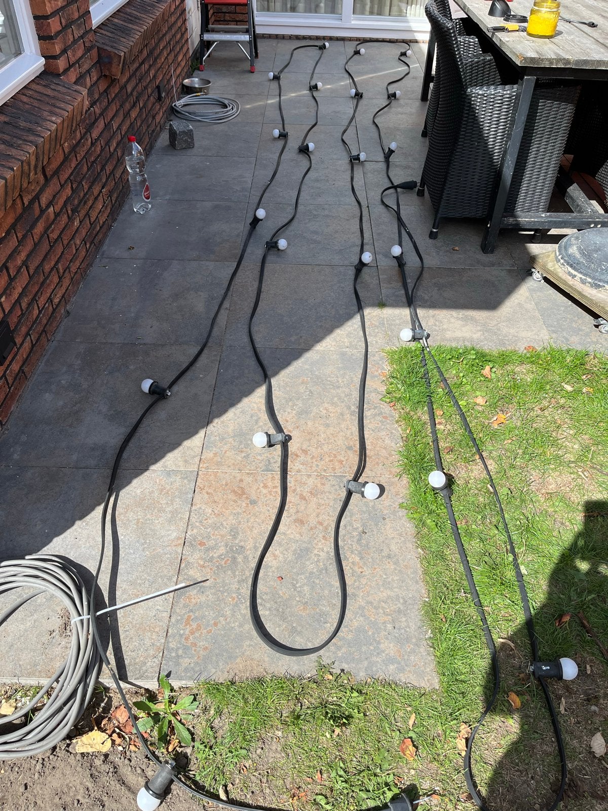 Sfeervolle buitenverlichting - Lichtslinger met LED lampen, Kunststof, Gebruikt, Minder dan 50 watt, Overige typen