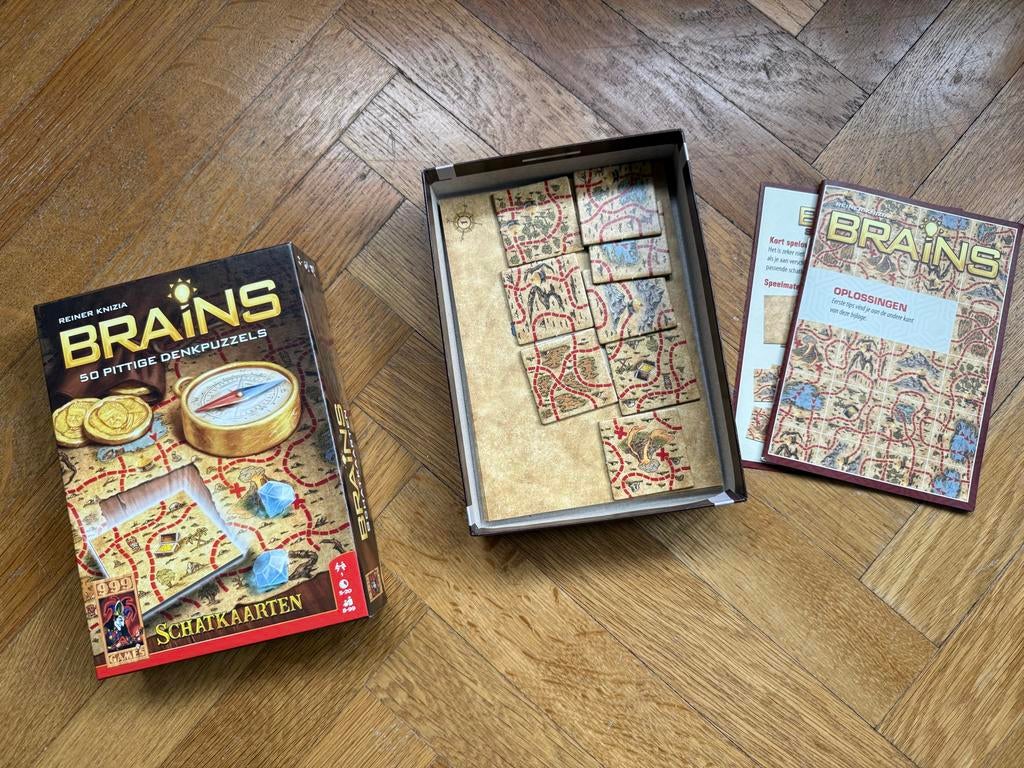 Brains 50 pittige denkpuzzels, Ophalen of Verzenden, Minder dan 500 stukjes, Gebruikt, Overige typen