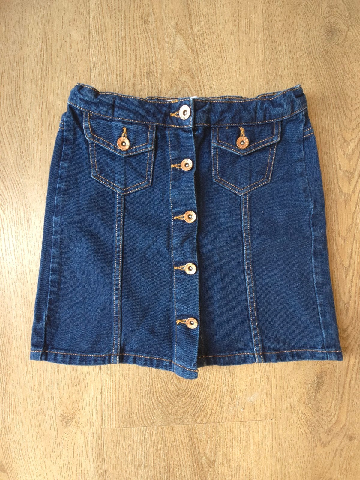 H&M Denim Rokje, Meisje, H&M, Ophalen of Verzenden, Zo goed als nieuw