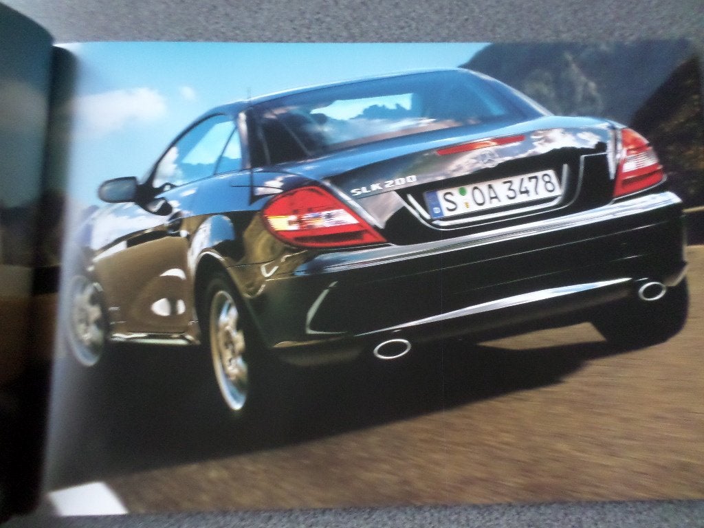 Mercedes 200 280 350 55 AMG SLK 2005 Brochure, Ophalen of Verzenden, Zo goed als nieuw, Mercedes