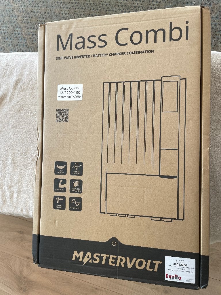 mastervolt combi lader-omvormer 12/2200-100, Ophalen, Zo goed als nieuw, Elektra en Verlichting, Zeilboot of Motorboot