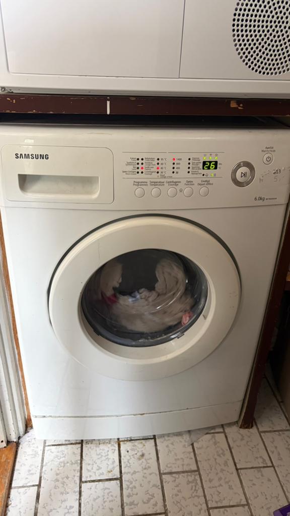 Samsung wasmachine, moet snel weg!, Ophalen, 1200 tot 1600 toeren, Gebruikt, 85 tot 90 cm