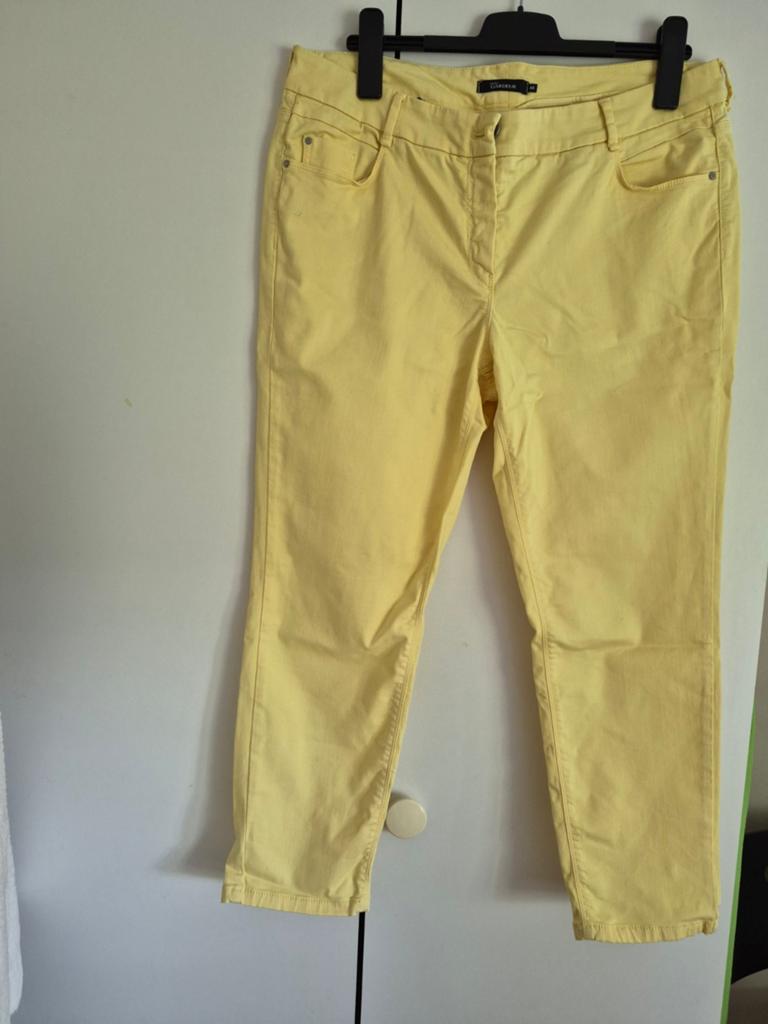 Lichtgele broek Gardeur maat 44, Kleding | Dames, Geel, Maat 42/44 (L), Zo goed als nieuw, Atelier Gardeur