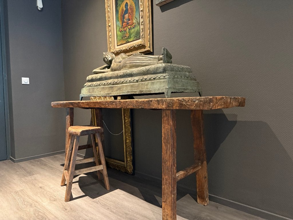 antieke tafel, Ophalen
